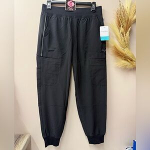 Cherokee Women's Black Cargo Jogger Pants